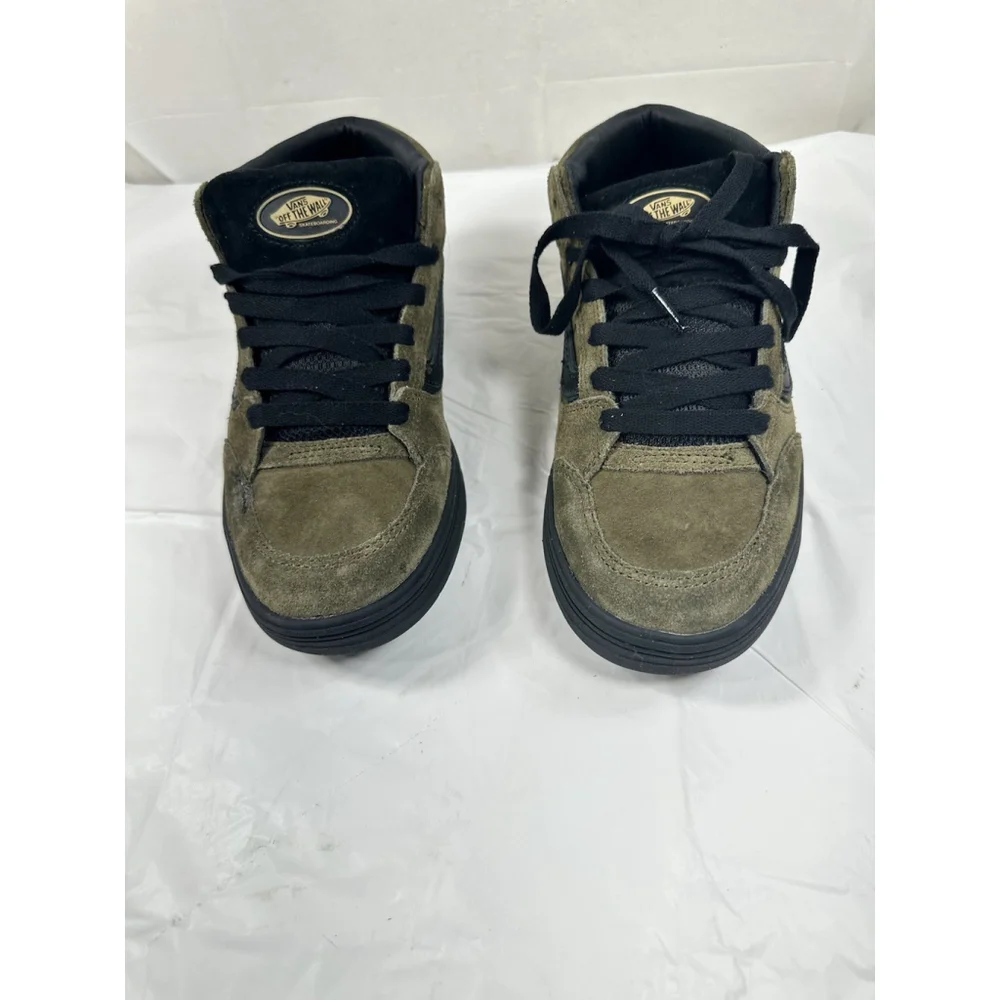 VANS Zahba Mid X Beatrice Domond Skateboarding Shoes Men's Size 7.5 Dark Olive